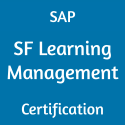 SAP SF Learning Management Certification