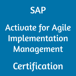 SAP Activate for Agile Implementation Management Certifiaction