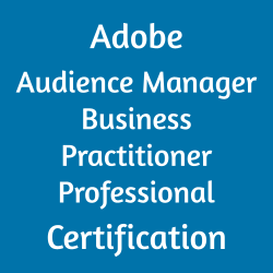 Adobe Audience Manager Business Practitioner Professional Certification