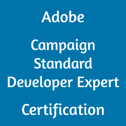 Adobe Campaign Standard Developer Expert Certification