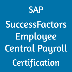 SAP SuccessFactors Employee Central Payroll Certification