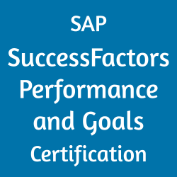 SAP SuccessFactors Performance and Goals Certification