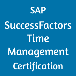 SAP SuccessFactors Time Management Certification