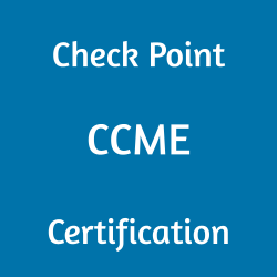 An image shoring block written Check Point CCME Certification
