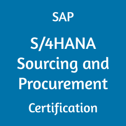 C_TS452_2021 SAP S/4HANA Sourcing and Procurement Certification