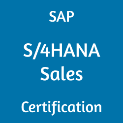 C_TS462_2021 SAP S/4HANA Sales 2021 Certification