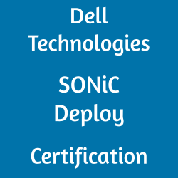 Dell Technologies SONiC Deploy certification D-SNC-DY-00 Exam
