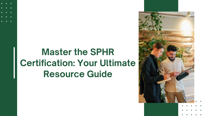 Master the SPHR Certification: Your Ultimate Resource Guide." This title indicates that it may be a guide to preparing for the SPHR (Senior Professional in Human Resources) certification, providing resources and strategies to succeed in the exam. Let me know if you'd like help with specific topics related to SPHR certification, such as study resources, exam preparation tips, or content breakdown.