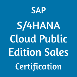 C_S4CS_2408 SAP S/4HANA Cloud Public Edition - Sales - Implementation Consultant Certification