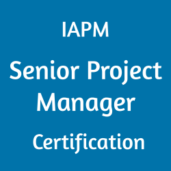 The image shows a certification label for "IAPM Senior Project Manager Certification." It suggests that it's associated with a certification program by the International Association of Project Managers (IAPM) for senior project management professionals. Let me know if you'd like more details about this certification or need help with something specific related to it!
