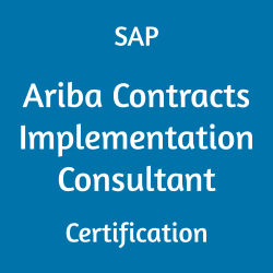 C_ARCON_2404 SAP Ariba Contracts - Implementation Consultant Certification