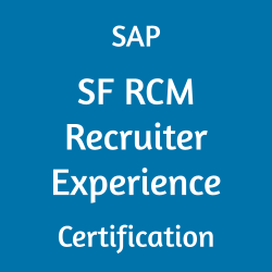 C_THR83_2411 SAP SF RCM Recruiter Experience Certification