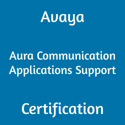 Avaya Aura Communication Applications Support 72301X certification