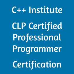 CLP-12-01 C++ Institute CLP - C Certified Professional Programmer Certification