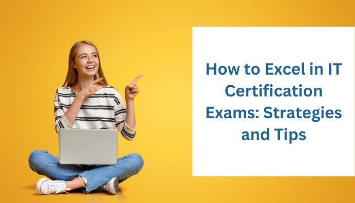 Visual representation of methods and advice for succeeding in IT certification exams, highlighting key strategies for learners.