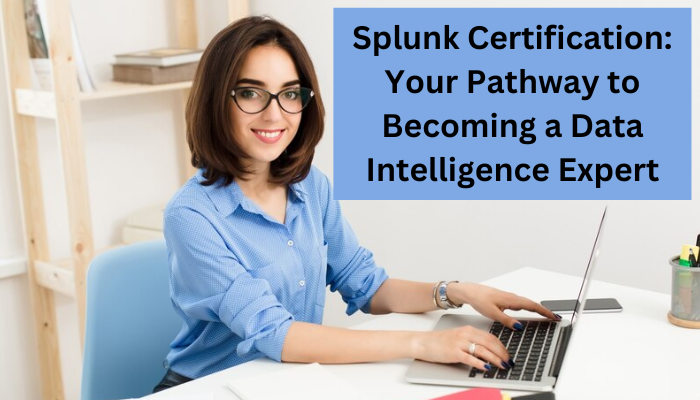 Image of a certification badge symbolizing the journey to becoming a data intelligence expert through Splunk training.