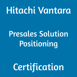 Hitachi Vantara HQT-2002 Presales Solution Positioning Certification