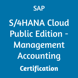 C_S4CCO_2506 SAP S/4HANA Cloud Public Edition - Management Accounting - Implementation Consultant Certification