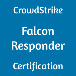 CrowdStrike Falcon Responder Certification text on blue background