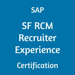 C_THR83_2505 SAP SuccessFactors Recruiting - Recruiter Experience - Implementation Consultant Certification