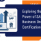 Exploring the Power of SAP Business One Certification