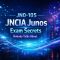JN0-105 JNCIA Junos Exam Secrets Nobody Talks About banner with glowing network graphics and server racks in a futuristic data center theme.