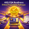 A 3D rendered image showing various ethical study resources, depicted as icons, converging towards an ASQ CQA certification badge, illustrating pathways to exam readiness.