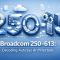 An isometric illustration showing interconnected system components and data flow, subtly forming the numbers 250-613, representing the Broadcom AutoSys architecture covered in the 250-613 exam.