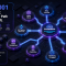 Abstract 3D illustration showing interconnected nodes for CDP-6001 syllabus topics like Spark and Deep Learning, depicting a learning path for Cloudera ML.