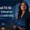 A CISO overlooks a city skyline, holding a tablet with security data, symbolizing strategic leadership in the EC-Council 712-50 CCISO domain.