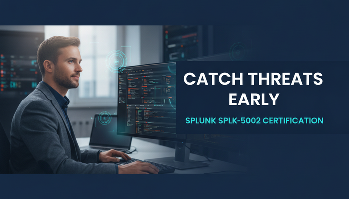 Real security detection engineer at a SIEM dashboard with correlation rules and threat alerts, preparing for the Splunk SPLK-5002 Cybersecurity Defense Engineer certification