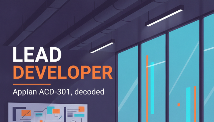 Appian ACD-301 certified lead developer exam guide banner