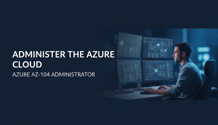 Microsoft AZ-104 Azure Administrator certification banner