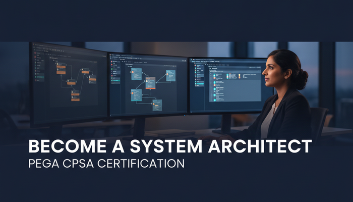 Pega CPSA certified system architect certification banner