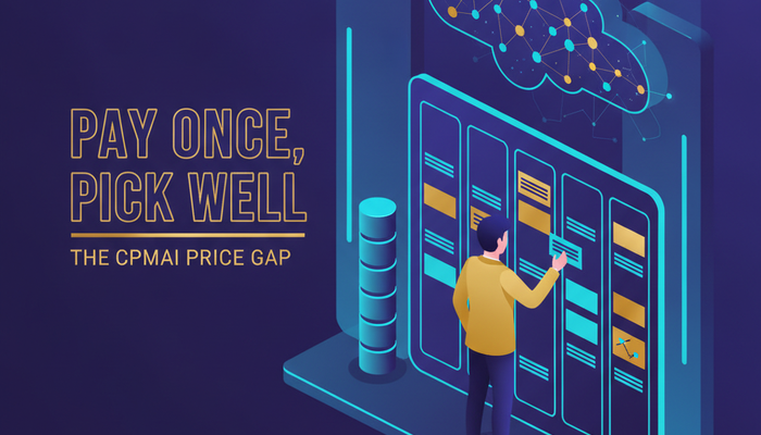PMI CPMAI certified professional in managing AI exam cost guide banner