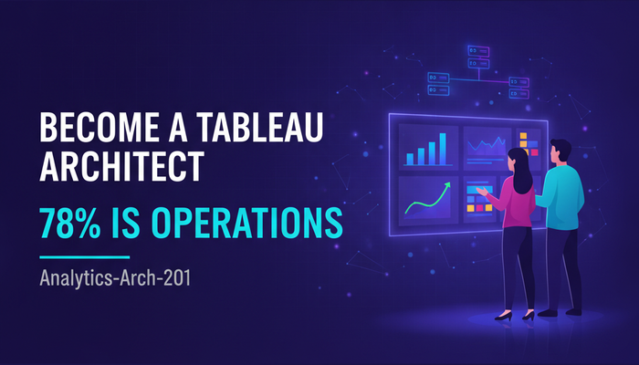 How to become a Tableau architect banner for the Analytics-Arch-201 exam