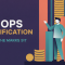 FinOps certification banner showing an analyst beside stacked coin towers representing cloud spend
